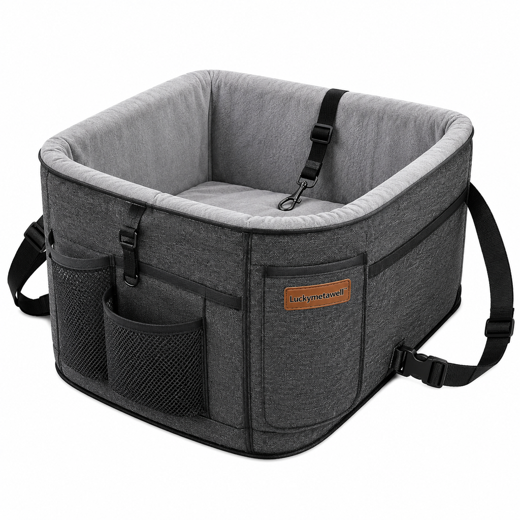 Luckymetawell™ PawNest Car Console Pet Booster Seat