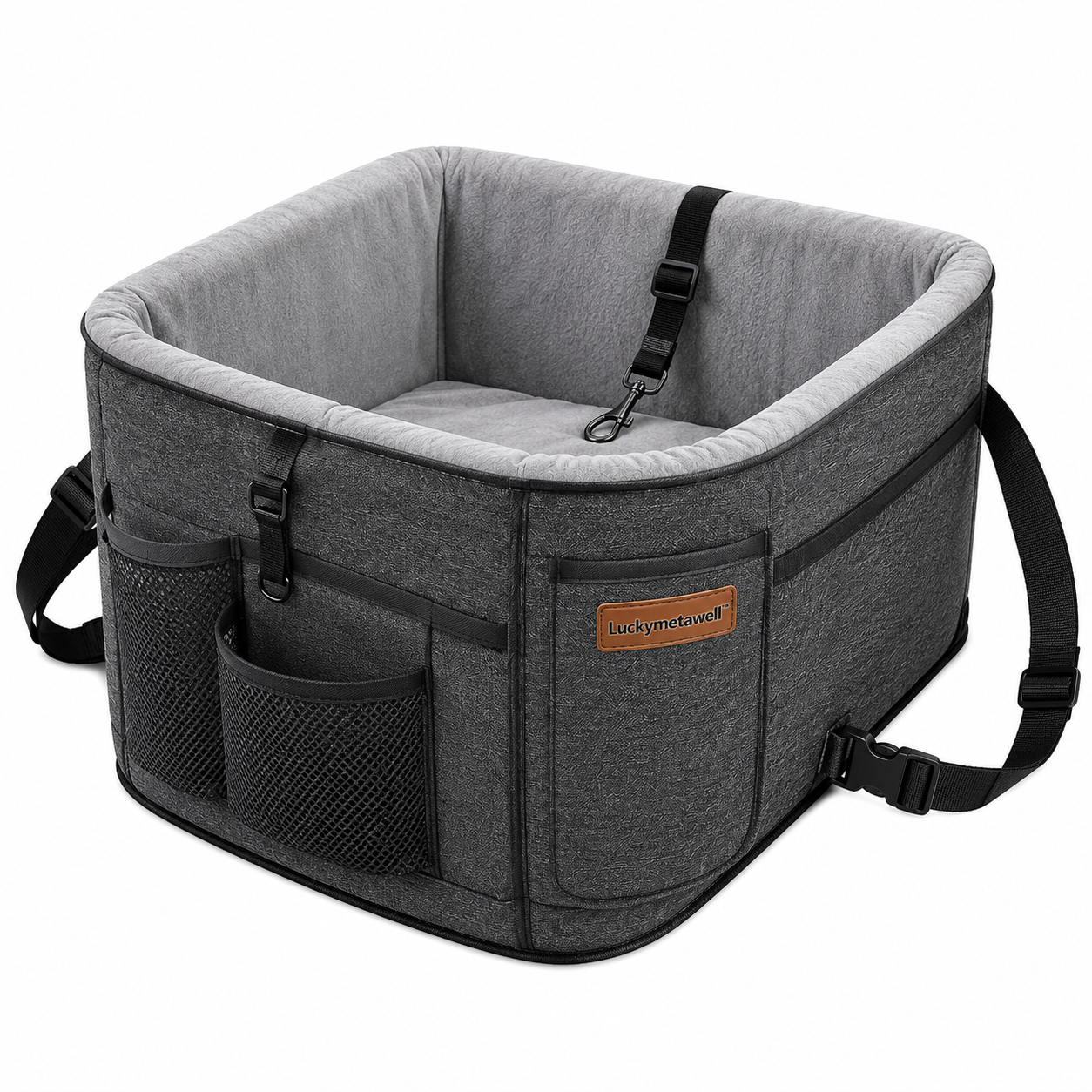 Luckymetawell™ PawNest Car Console Pet Booster Seat