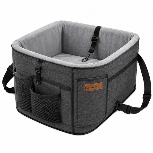 Luckymetawell™ PawNest Car Console Pet Booster Seat