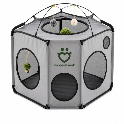 Luckymetawell™ Foldable Pet Activity Play Cube