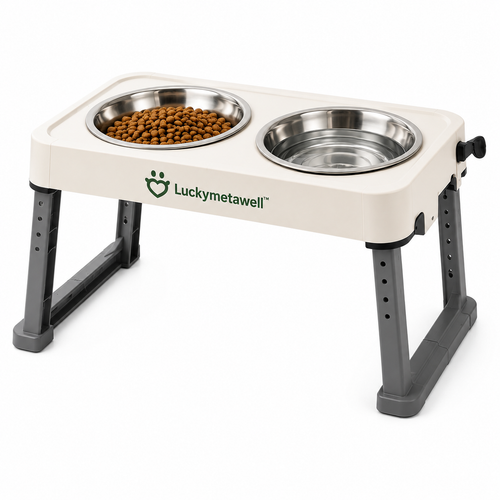 Luckymetawell™ Elevated Pet Feeding Station